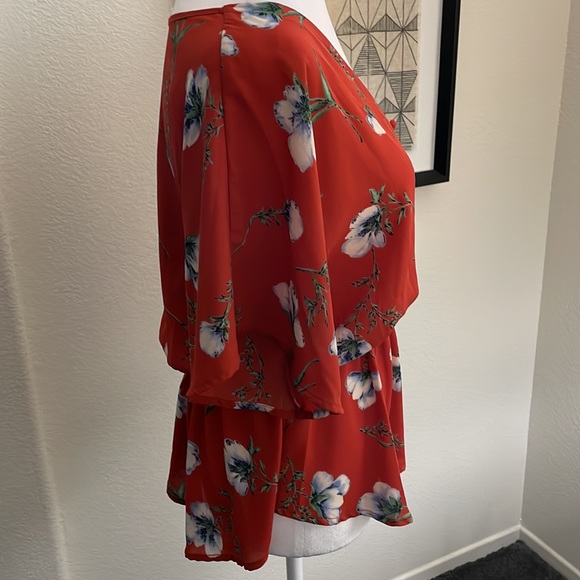 Siena sky women’s blouse size large 100% polyester - Picture 4 of 9